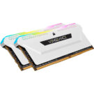 CORSAIR VENGEANCE RGB PRO 32G (2X16G) DDR4 3200Mhz Blanc