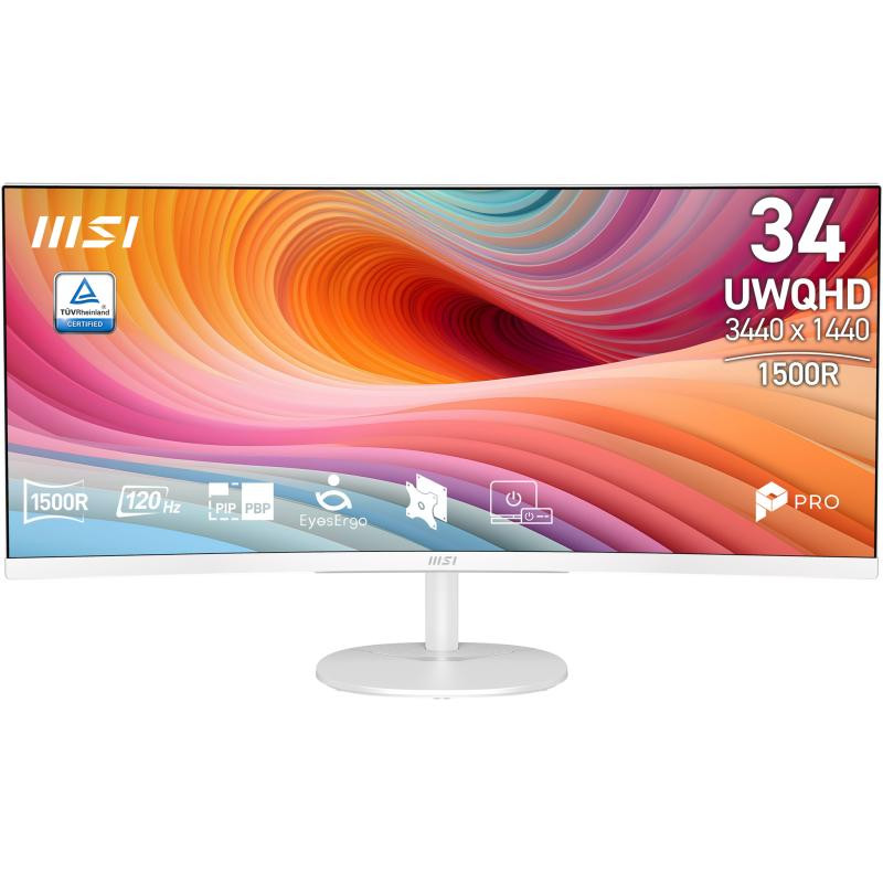 MSI PRO MP341CQW E12 / 34 Pouces Blanc