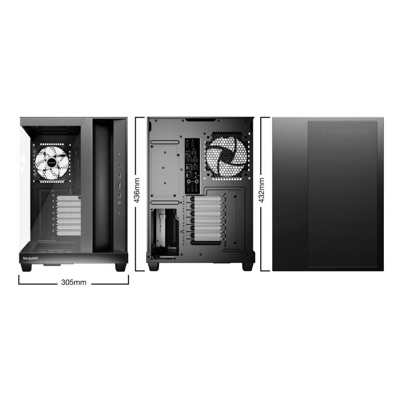 BE QUIET! LIGHT BASE 500 LX BLACK – Image 2