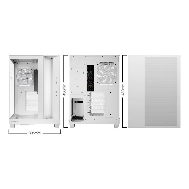 BE QUIET! Light Base 500 LX White – Image 2