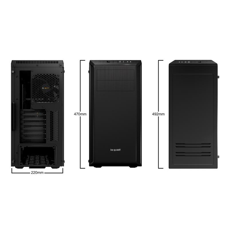 BE QUIET! PURE BASE 600 Window Black – Image 4