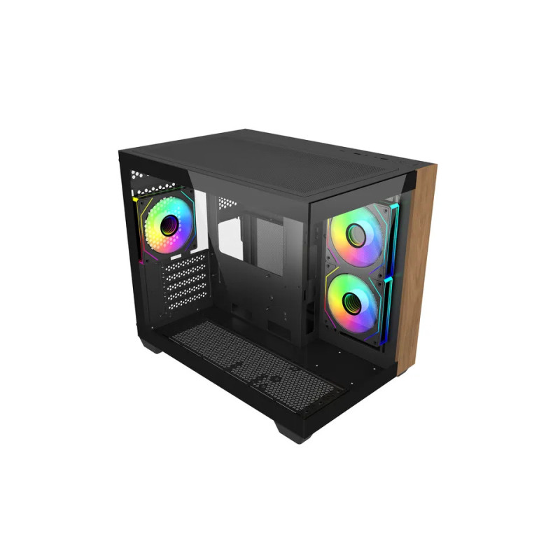 COOLER MASTER ELITE 481 WOOD BLACK – Image 3