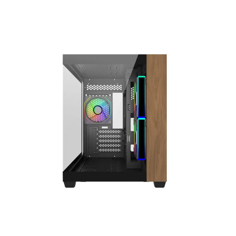 COOLER MASTER ELITE 481 WOOD BLACK – Image 2