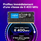 Crucial 32G (1X32G) SO-DIMM DDR5 6400Mhz