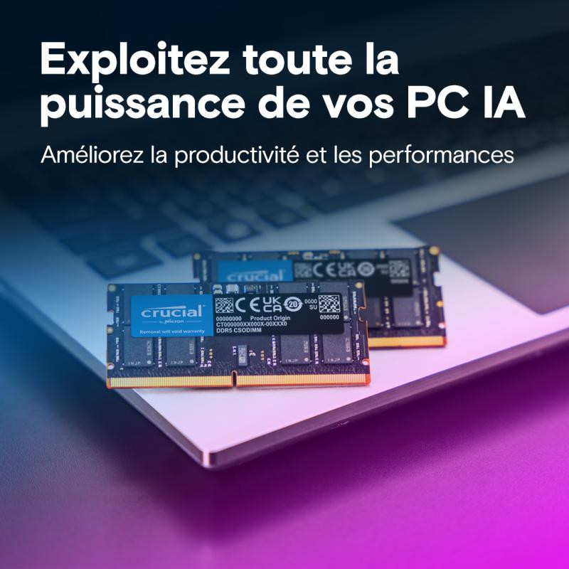 Crucial 32G (1X32G) SO-DIMM DDR5 6400Mhz – Image 6