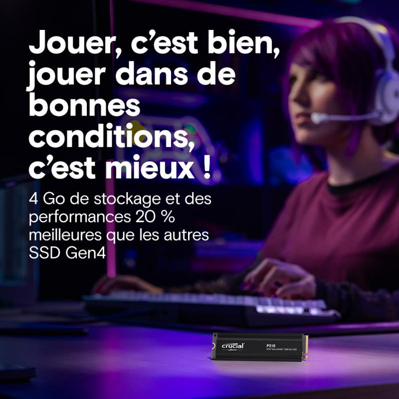 CRUCIAL P310 2TO avec Radiateur – Image 3