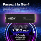 CRUCIAL P310 2TO avec Radiateur