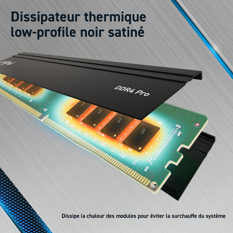 CRUCIAL PRO 32G (1X32G) DDR4 3200Mhz Tray – Image 2