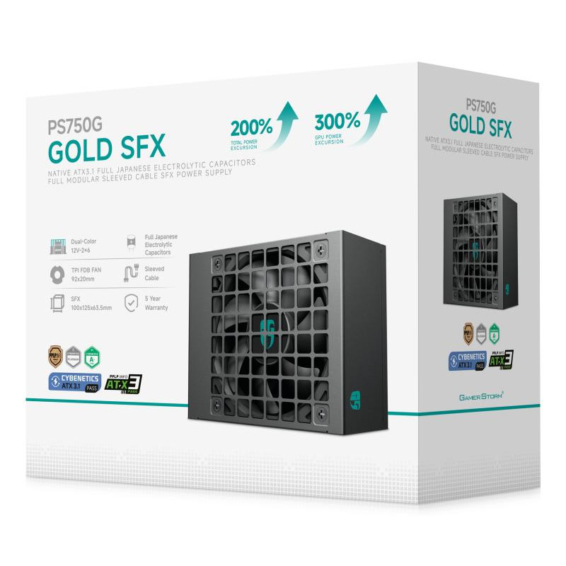 DEEPCOOL GAMER STORM SFX PS750G / 750 Watts – Image 8