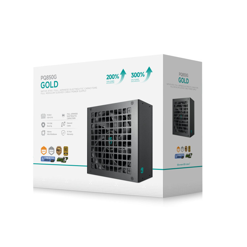 DEEPCOOL PQ850G - FULL MOD ATX 3.1 / 850 Watts – Image 9