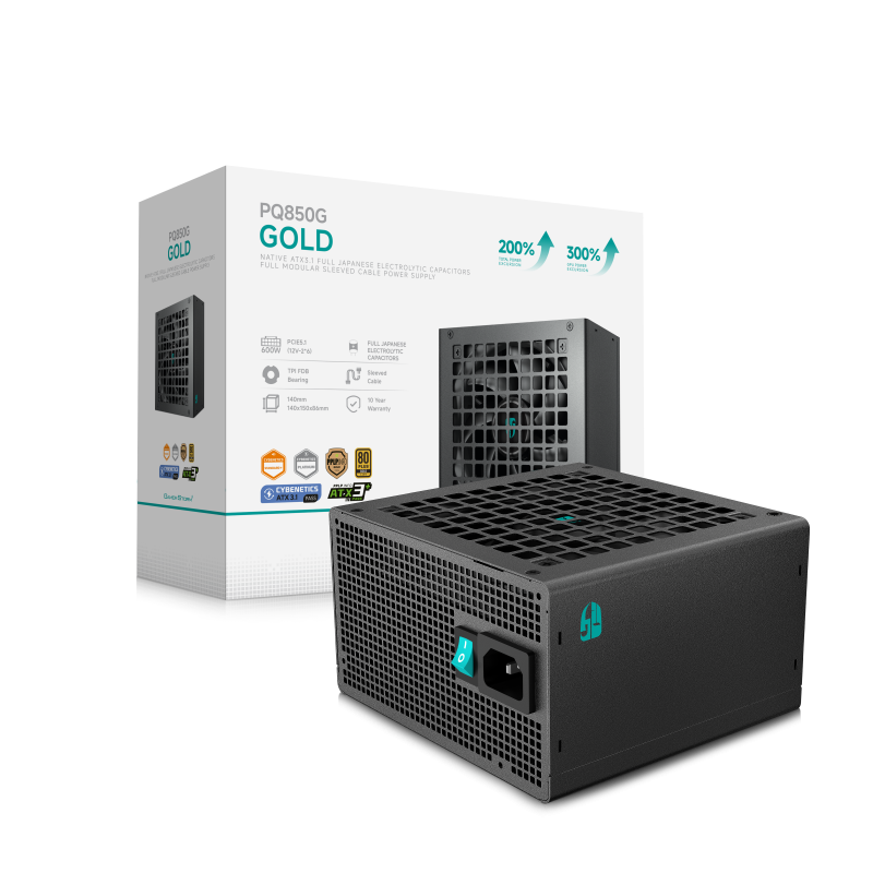 DEEPCOOL PQ850G - FULL MOD ATX 3.1 / 850 Watts – Image 10