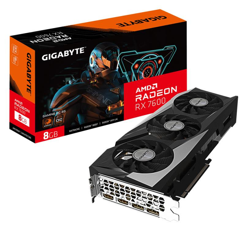 GIGABYTE GAMING Radeon RX 7600 OC 8 GO