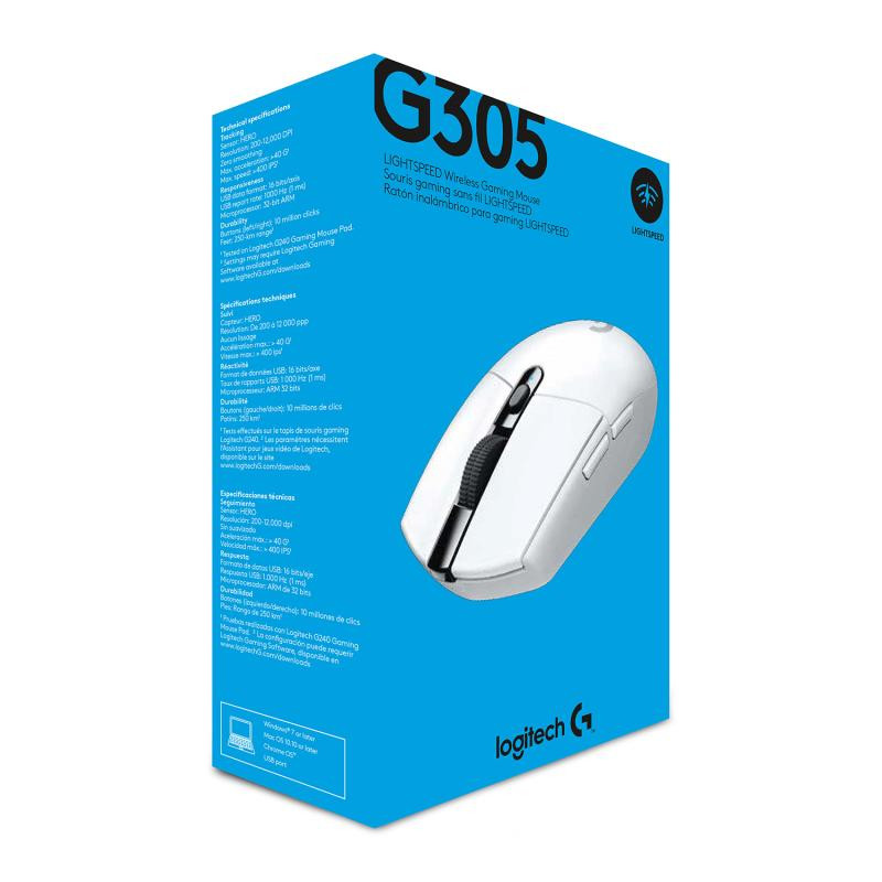 LOGITECH G305 LIGHTSPEED Sans Fil White – Image 7