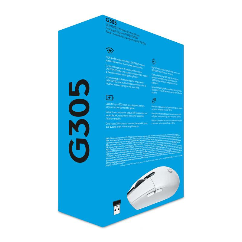 LOGITECH G305 LIGHTSPEED Sans Fil White – Image 9