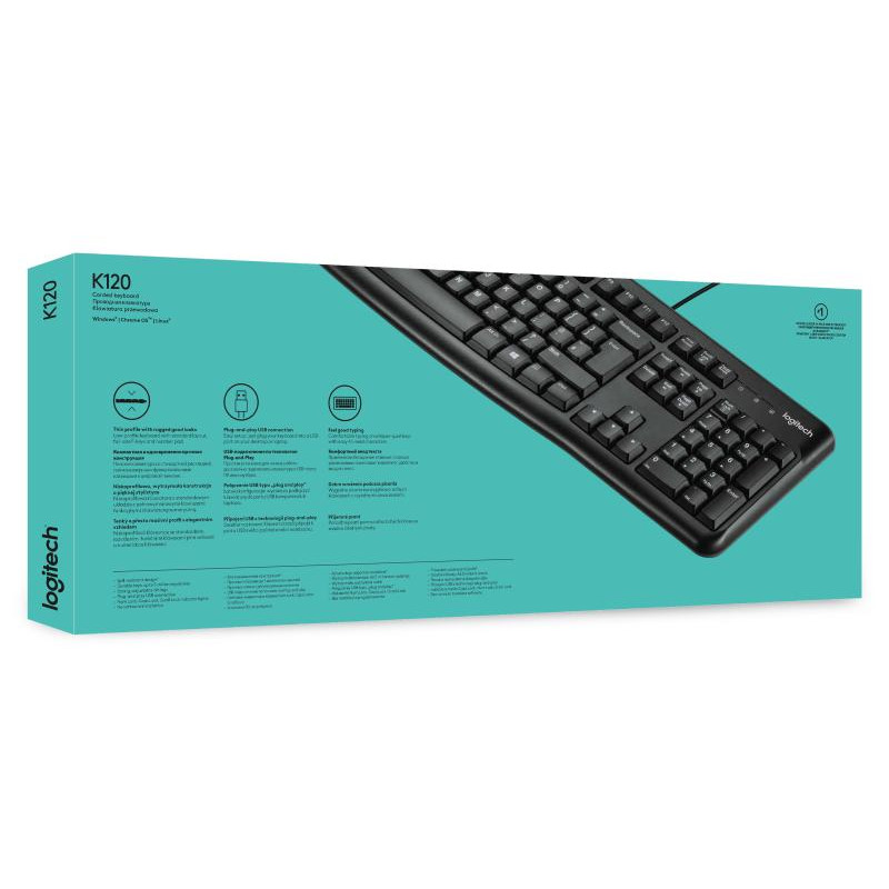 LOGITECH K120 USB NOIR OEM – Image 10