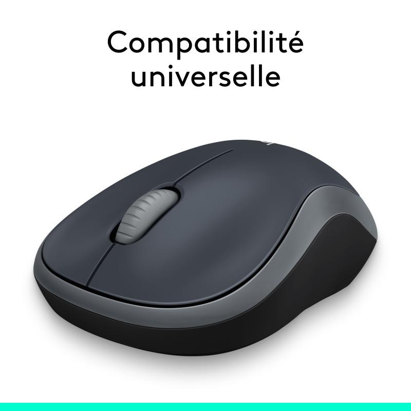 LOGITECH M185 SANS FIL USB NOIR /GRIS – Image 9