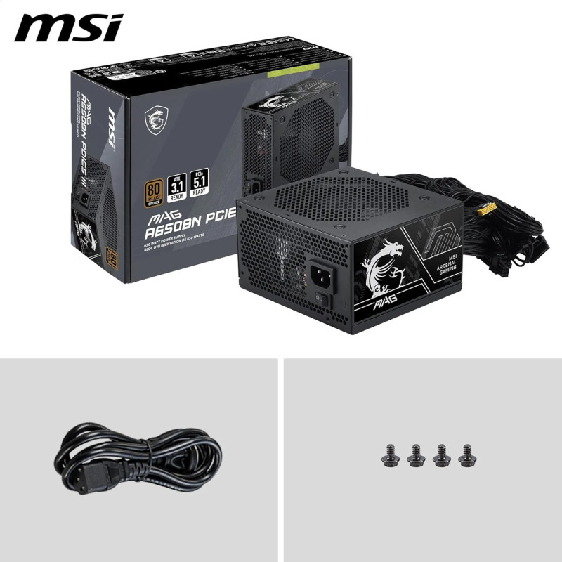 MSI MAG A650BN / 650 Watts â Image 2