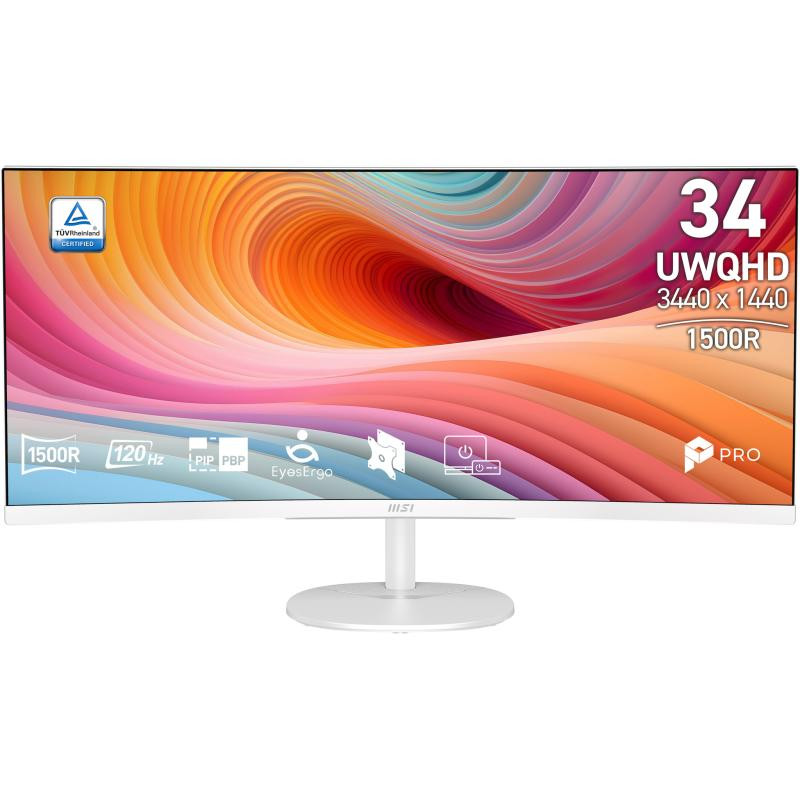 MSI PRO MP341CQW E12 / 34 Pouces Blanc â Image 3