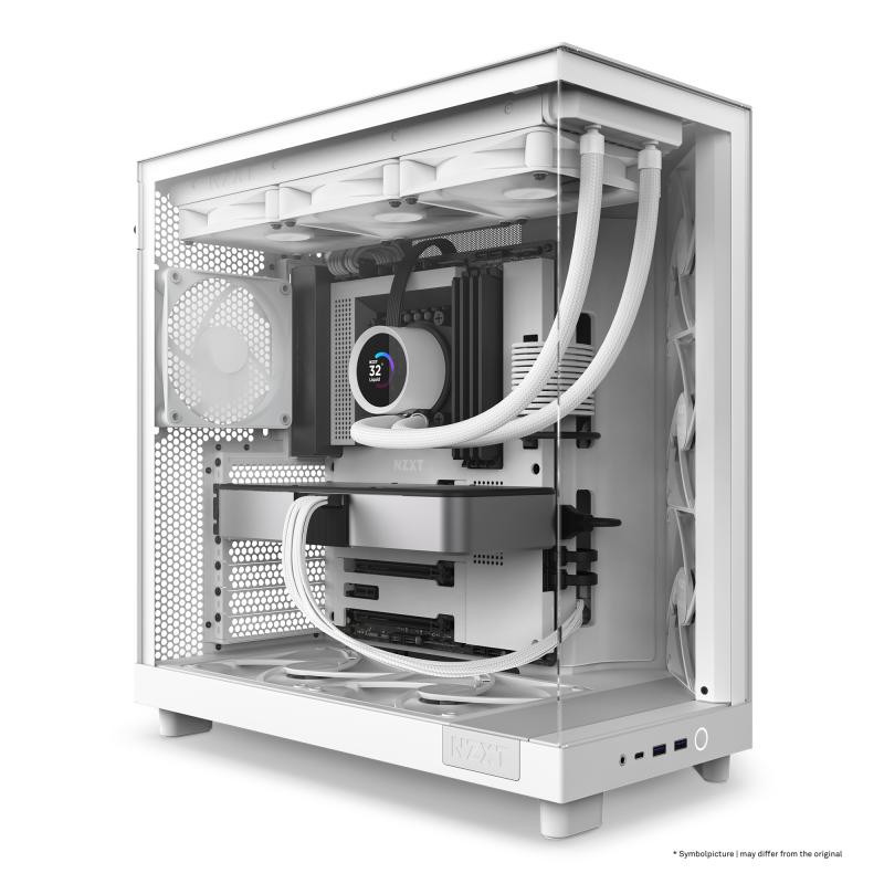 NZXT H6 FLOW Blanc – Image 3