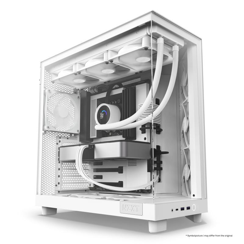 NZXT H6 FLOW Blanc – Image 4