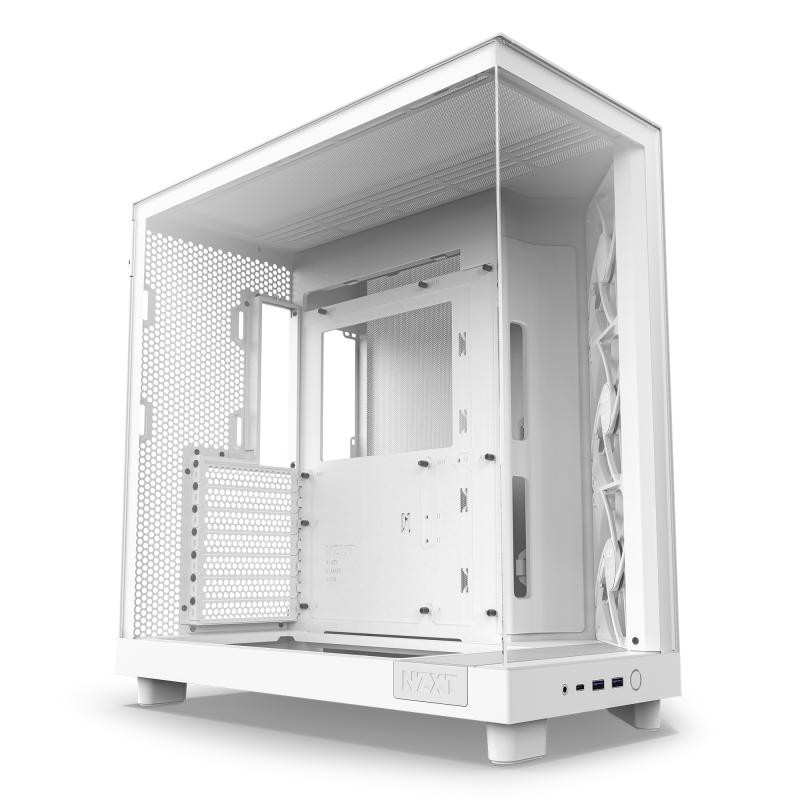 NZXT H6 FLOW Blanc – Image 2