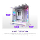 NZXT H9 Flow RGB – All White