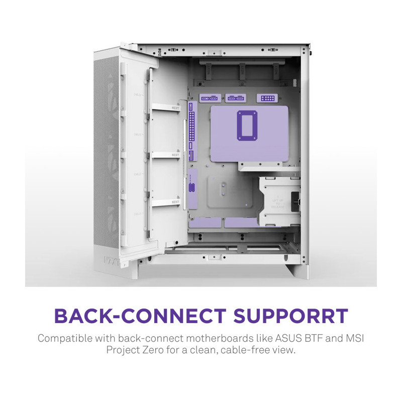 NZXT H9 Flow RGB - All White – Image 8