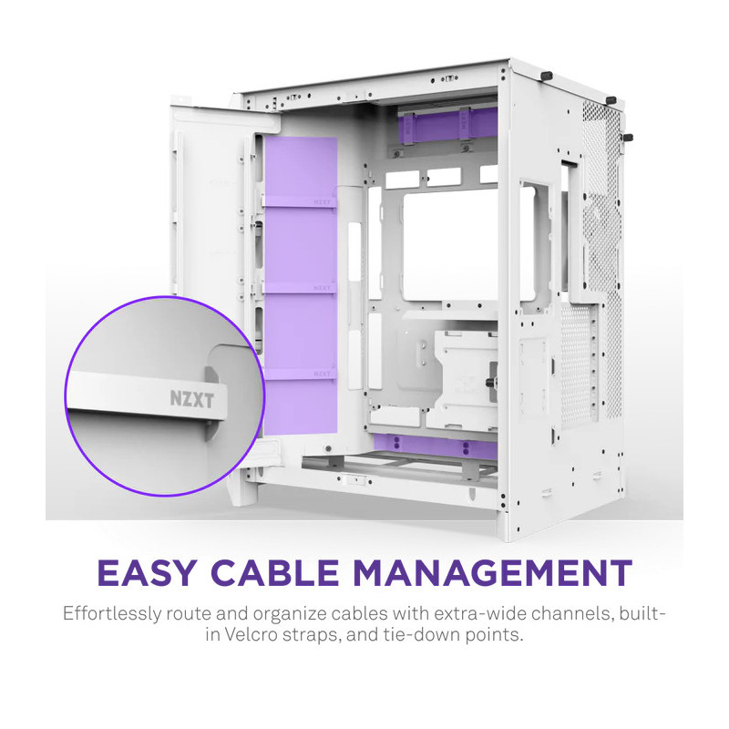 NZXT H9 Flow RGB - All White – Image 9