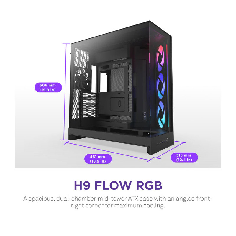 NZXT H9 Flow RGB – Image 2