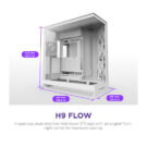 NZXT H9 FLOW / Blanc