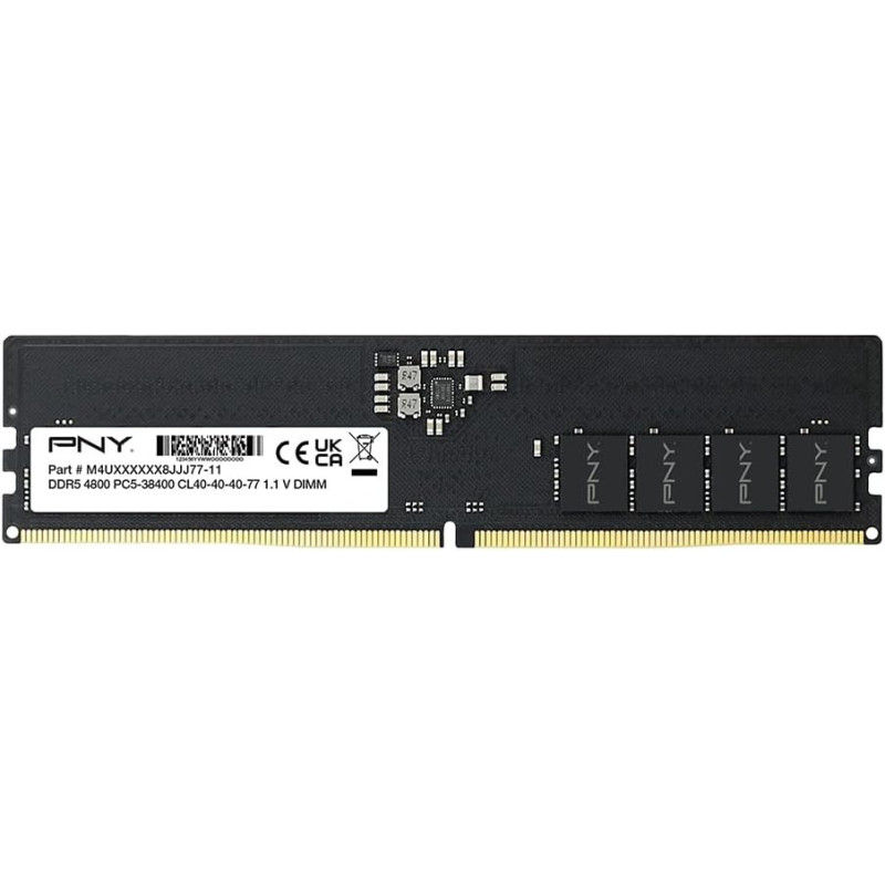 PNY PERFORMANCE 8G (1X8G) DDR5 4800Mhz – Image 2